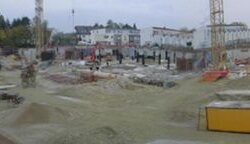 Panoramabild der Baustelle